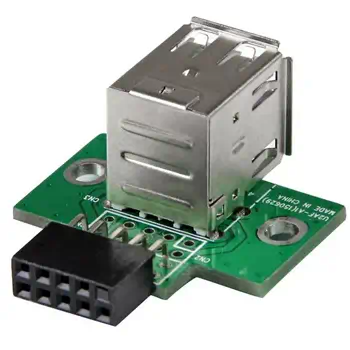 Livraison rapide StarTech Adaptateur USB 2.0 interne - 2x USB A vers