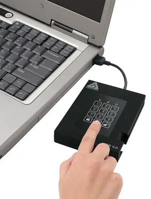 Aegis Padlock Fortress 1TB - Apricorn - Disque dur Externe - visuel 2