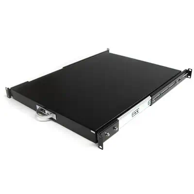 Etagère d'armoire serveur coulissante noire de 55 cm de profondeur - StarTech - Rack et Armoire - visuel 2