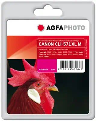AgfaPhoto APCCLI571XLM cartouche d'encre Compatible Rendement élevé (XL) Magenta - Cartouches d'encre - visuel 1