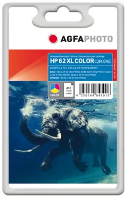 AgfaPhoto APHP62CXL cartouche d'encre Cyan, Magenta, Jaune - Cartouches d'encre - visuel 1