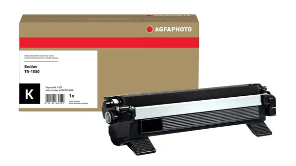 AgfaPhoto APTBTN1050E Cartouche de toner 1 pièce(s) Compatible Noir - Toner - visuel 1