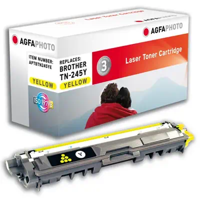 AgfaPhoto APTBTN245YE Cartouche de toner 1 pièce(s) Jaune - Toner - visuel 1