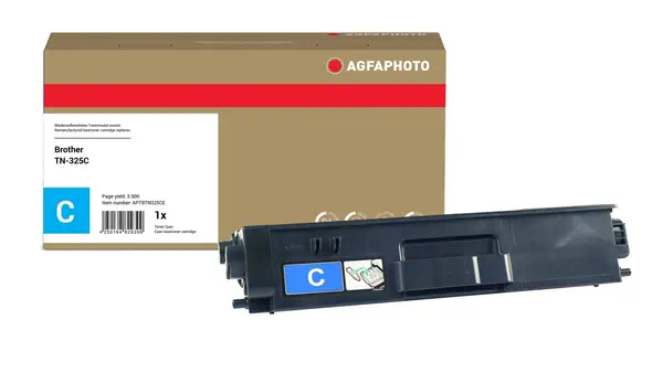 AgfaPhoto APTBTN325CE Cartouche de toner 1 pièce(s) Compatible Cyan - Toner - visuel 1