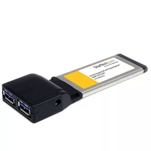 Revendeur officiel Switchs et Hubs StarTech.com Carte Adaptateur ExpressCard vers 2 Ports USB 3.0 avec Support UASP