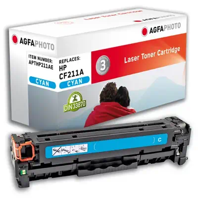 AgfaPhoto APTHP211AE Cartouche de toner 1 pièce(s) Cyan - Toner - visuel 1
