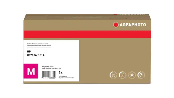 AgfaPhoto APTHP213AE Cartouche de toner 1 pièce(s) Compatible Magenta - Toner - visuel 2