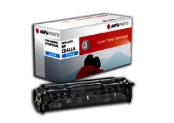 AgfaPhoto APTHP411AE Cartouche de toner 1 pièce(s) Cyan - Toner - visuel 1