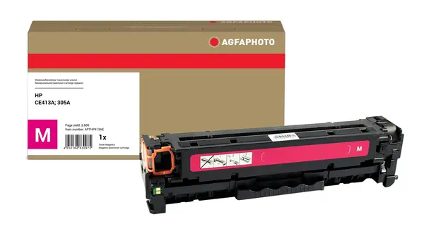 AgfaPhoto APTHP413AE Cartouche de toner 1 pièce(s) Compatible Magenta - Toner - visuel 1