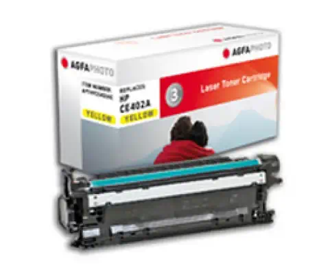 AgfaPhoto CE402A Cartouche de toner 1 pièce(s) Jaune - Toner - visuel 1