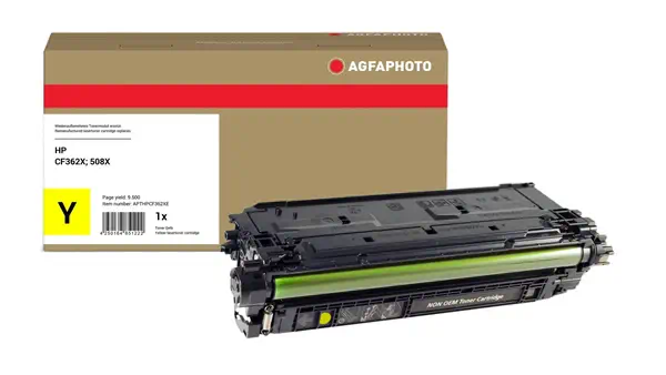 AgfaPhoto APTHPCF362XE Cartouche de toner 1 pièce(s) Compatible Jaune - Toner - visuel 1