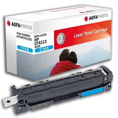 AgfaPhoto APTHPCF411XE Cartouche de toner 1 pièce(s) Compatible Cyan - Toner - visuel 1