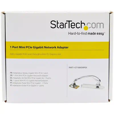 Achat StarTech.com Carte réseau Mini PCI Express Gigabit Ethernet sur hello RSE - visuel 5