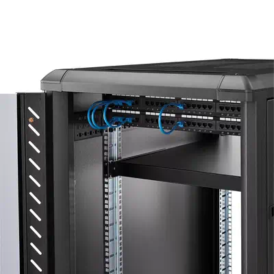 Étagère Réglable pour Montage en Rack Serveur 1U - 150 kg - Profondeur de Montage Réglable de 49,5 à - StarTech - Rack et Armoire - visuel 2