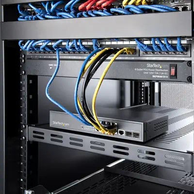 Étagère Réglable et Ventilée pour Montage en Rack de Serveur 1U - 150kg - Profondeur de Montage Régl - StarTech - Accessoire - visuel 6