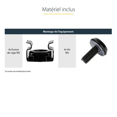 Etagère cantilever ventilée pour rack de serveur universel 2U 16 pouces - Etagère d'armoire serveur  - StarTech - Rack et Armoire - visuel 10