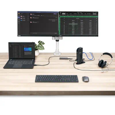 Station d'Accueil pour Ordinateur Portable USB 3.0 à Double Écran avec HDMI et DVI/VGA, Hub USB-A 6x - StarTech - Station d'accueil pour portable - visuel 7