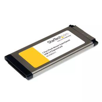 Vente StarTech.com Carte Adaptateur ExpressCard vers 1 Port USB 3.0 avec Support UASP au meilleur prix