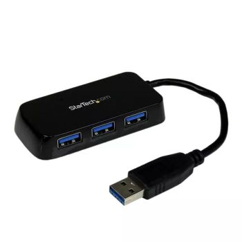 Achat StarTech.com Hub USB 3.0 (5Gbps) à 4 ports avec câble intégré - Noir au meilleur prix