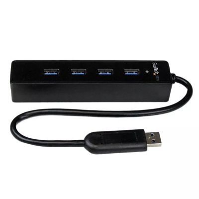 Revendeur officiel StarTech.com Hub USB 3.0 portable à 4 ports avec câble