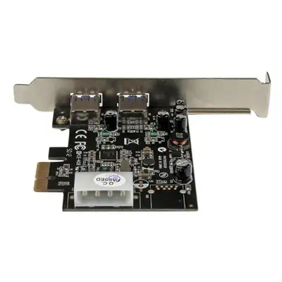 Carte Contrôleur PCI Express vers 2 Ports USB 3.0 avec UASP - Alimentation LP4 - StarTech - Switchs et Hubs - visuel 3