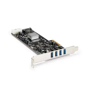 Avis Carte Contrôleur PCI Express vers 4 Ports USB 3.0 avec 4 voies dédiés de 5 Gb/s - UASP - Alim SATA /