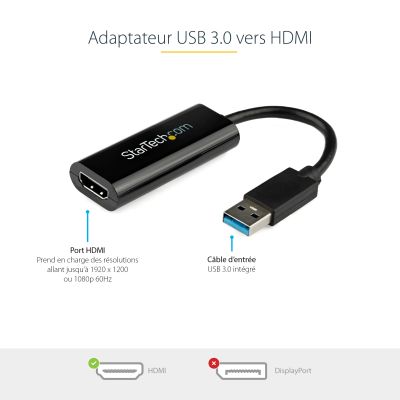 Achat StarTech.com Adaptateur USB 3.0 vers HDMI - 1080p sur hello RSE - visuel 5