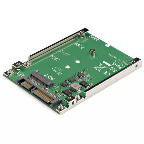 Achat StarTech.com Adaptateur M.2 SSD vers SATA 2,5" - Carte Convertisseur SSD M2 vers SATA 2.5" et autres produits de la marque StarTech.com