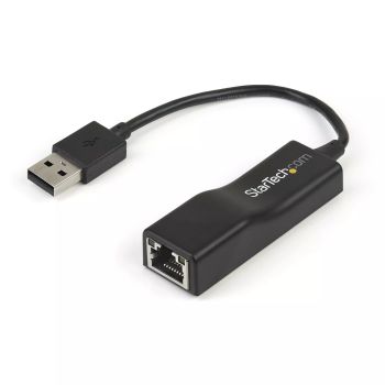 Vente Câble USB StarTech.com Adaptateur réseau USB 2.0 vers Ethernet - 10/100 Mb/s - Convertisseur USB vers RJ45 - M/F