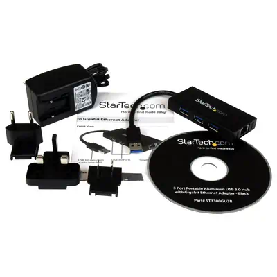 StarTech Hub USB 3.0 (5Gbps) portable à 3 ports avec câble - Câble USB - visuel 6