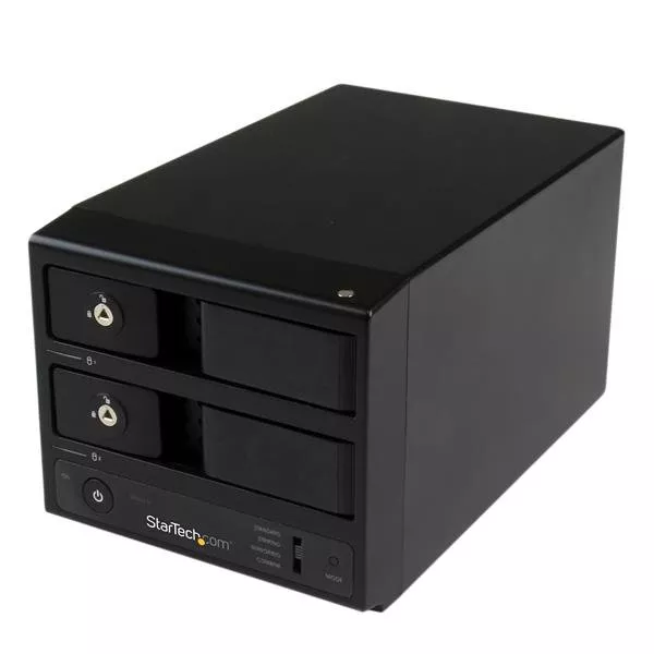 Vente StarTech.com Boîtier USB 3.0 / eSATA sans tiroir pour 2 au meilleur prix