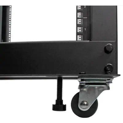 Rack Serveur Mobile 25U 4 Poteaux, Rack Réseau 19" 4 Poteaux avec Roulettes, Rack Roulant avec Profo - StarTech - Rack et Armoire - visuel 6
