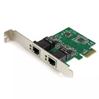Revendeur officiel StarTech.com Carte réseau PCI Express à 2 ports Gigabit