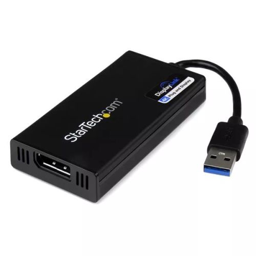 Achat Câble pour Affichage StarTech.com Adaptateur USB 3.0 vers DisplaPort - 4K 30Hz Ultra HD - Certifié DisplayLink - Convertisseur USB Type-A vers DP pour Moniteur - Vidéo Externe et Carte Graphique - Mac et Windows