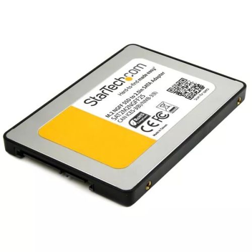 Vente Câble pour Stockage StarTech.com Adaptateur SSD M.2 NGFF vers SATA III de 2,5" - Convertisseur de lecteur à état solide avec boîtier de protection