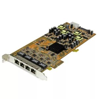 StarTech.com Carte réseau PCIe à 4 ports Gigabit StarTech.com - visuel 1 - hello RSE