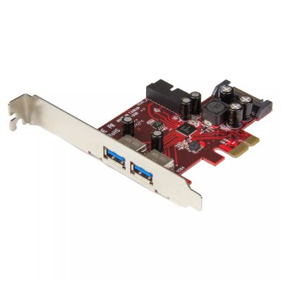 Achat StarTech.com Carte contrôleur PCI Express à 4 ports USB 3.0 - 2 externes 2 internes - Adaptateur PCIe avec alimentation SATA - 0065030860338