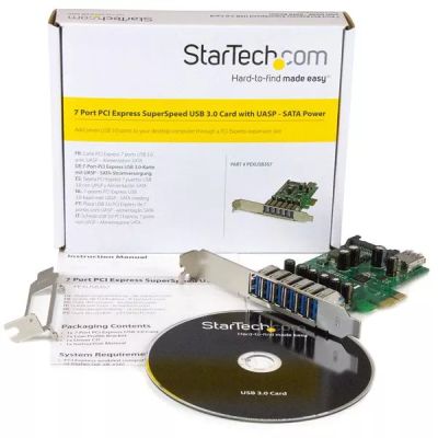Achat StarTech.com Carte contrôleur PCI Express à 7 ports sur hello RSE - visuel 5