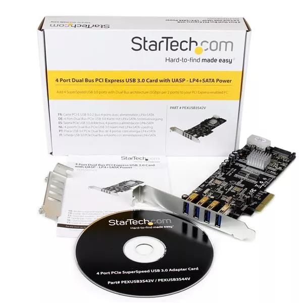 Achat StarTech.com Carte contrôleur PCI Express à 4 ports sur hello RSE - visuel 5