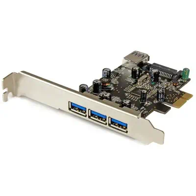 Carte contrôleur PCI Express à 4 ports USB 3.0 - 3 externes 1 interne - Adaptateur PCIe USB avec UAS - StarTech - Switchs et Hubs - visuel 5