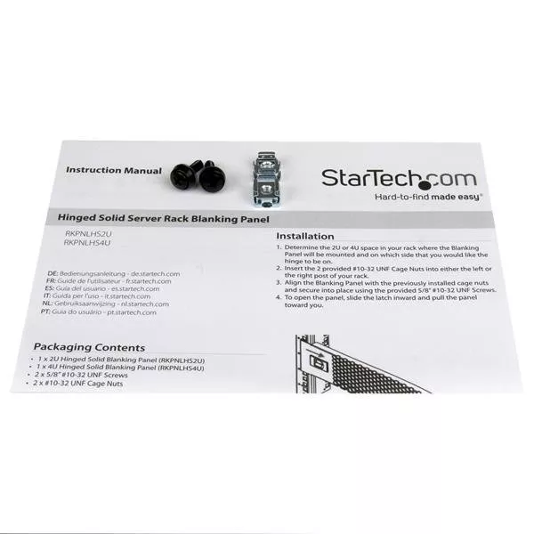 Achat StarTech.com Panneau vierge solide 4U avec charnière pour sur hello RSE - visuel 3