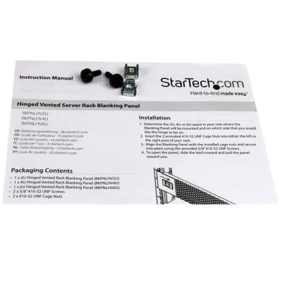 Vente StarTech.com Panneau vierge ventilé 4U avec charnière pour StarTech.com au meilleur prix - visuel 4