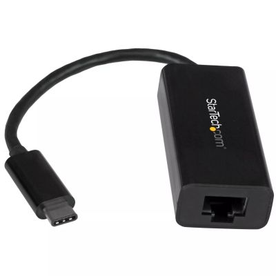 Revendeur officiel Accessoire Réseau StarTech.com Adaptateur USB C vers Gigabit Ethernet - Noir