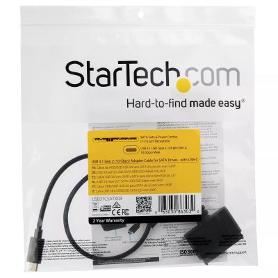 Vente StarTech.com Adaptateur USB 3.1 (10 Gb/s) pour disque StarTech.com au meilleur prix - visuel 4