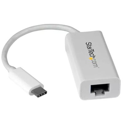 Revendeur officiel StarTech.com Adaptateur USB C vers Gigabit Ethernet - Blanc