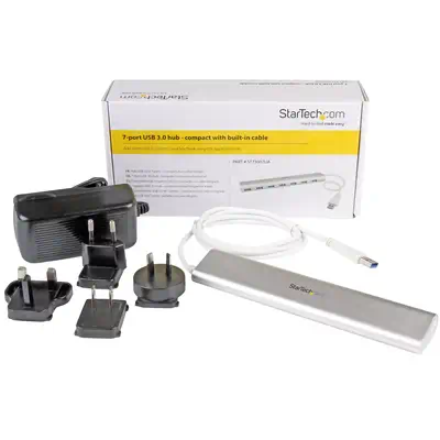 StarTech Hub USB à 7 Ports avec Ethernet, USB-A, Gigabit - Câble USB - visuel 6