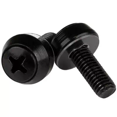 Paquet de 50 vis de montage M6 x 12 mm - Noir - StarTech - Accessoire - visuel 1