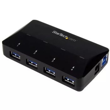 Revendeur officiel Câble USB StarTech.com Hub USB 3.0 à 4 ports plus port dédié à la charge de 2,4 A - 5Gbps
