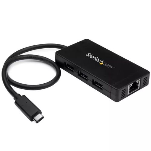 Vente Câble USB StarTech.com Hub USB-C à 3 ports avec Gigabit Ethernet - USB-C vers 3x USB-A - USB 3.0 - 5Gbps - Adaptateur d'alimentation inclus sur hello RSE
