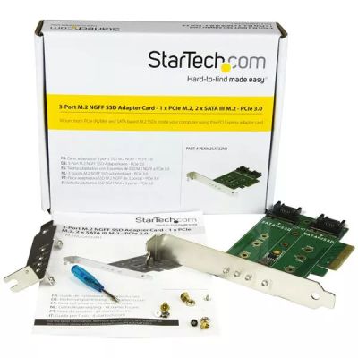 Vente StarTech.com Adaptateur SSD M.2 NGFF à 3 ports StarTech.com au meilleur prix - visuel 6